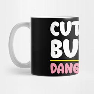 Cute But Dangerous Funny Karate Ninja Rainbow Unicorn Love Mug